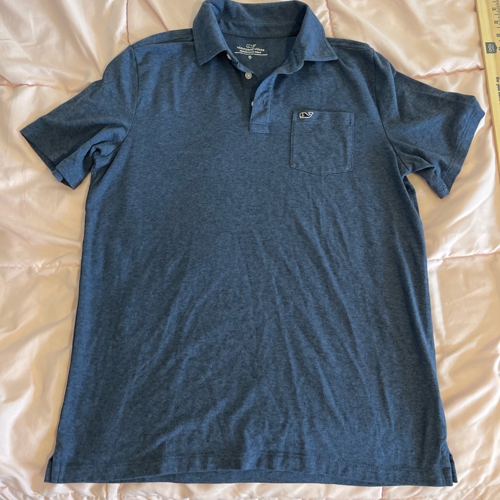 Vineyard Vines Classic Navy Polo Shirt